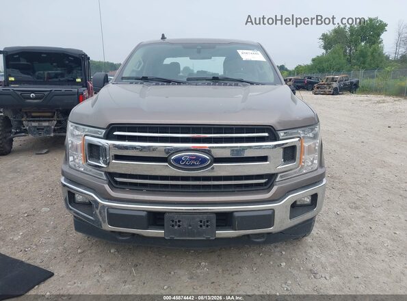 1FTEW1EP8KKD76937 2019 FORD F150 Brown Вид щитка приладів