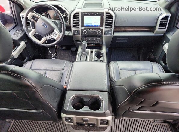 1FTEW1EP8LFA36441 2020 FORD F150 Красный Вид панели приборов