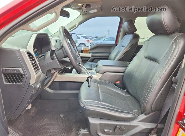 1FTEW1EP8LFA36441 2020 FORD F150 Красный Вид салона спереди