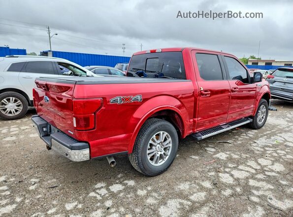 1FTEW1EP8LFA36441 2020 FORD F150 Красный Задняя правая четверть