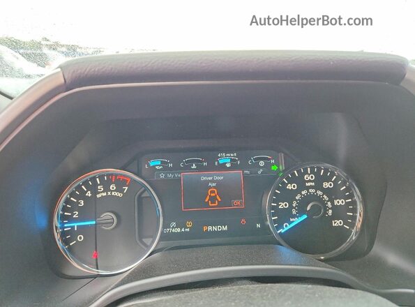 1FTEW1EP8LFA36441 2020 FORD F150 Красный Вид щитка приборов