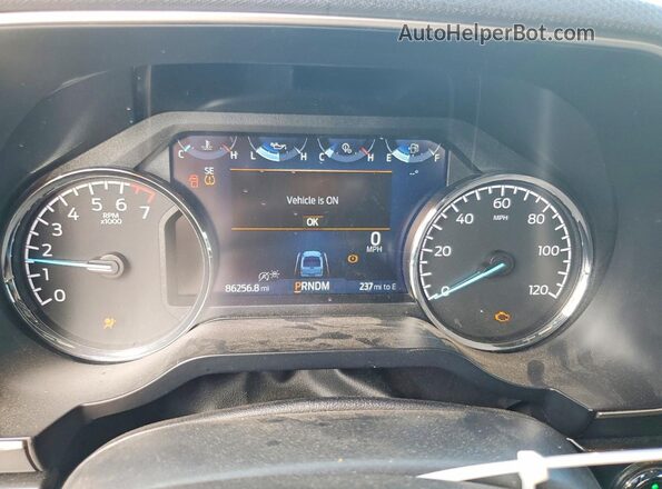 1FTEW1EP8MFA48994 2021 FORD F150 Черный Вид щитка приборов