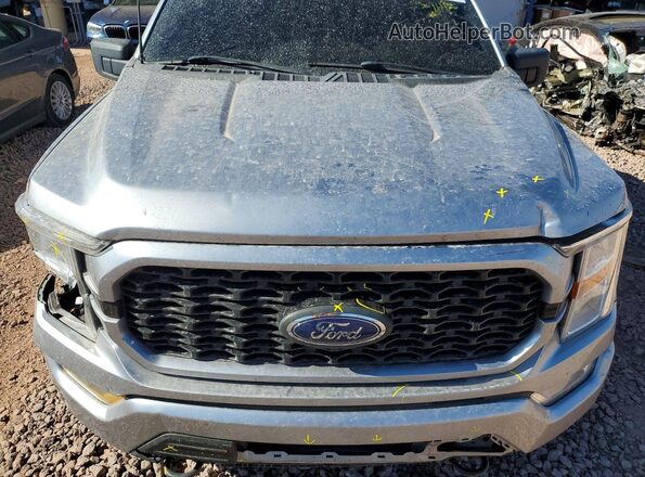 1FTEW1EP8MFA78965 2021 FORD F150 Silver Սալոնի հետևի տեսք
