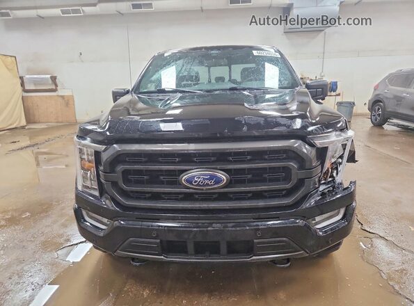1FTEW1EP8MFB08059 2021 FORD F150 Black წინა ხედი