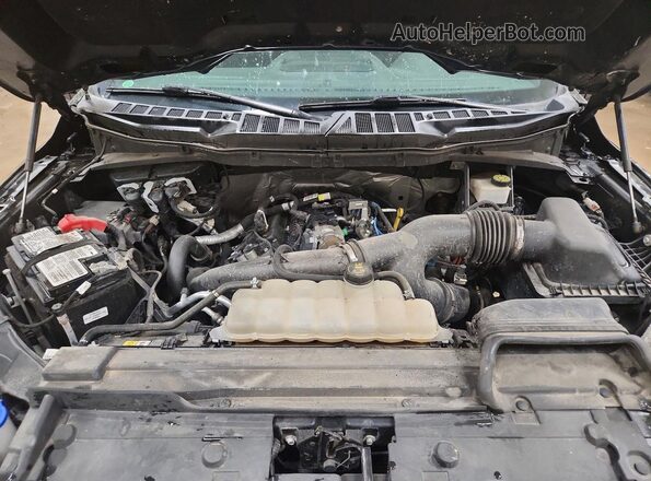 1FTEW1EP8MFB08059 2021 FORD F150 Black უკანა სალონის ხედი