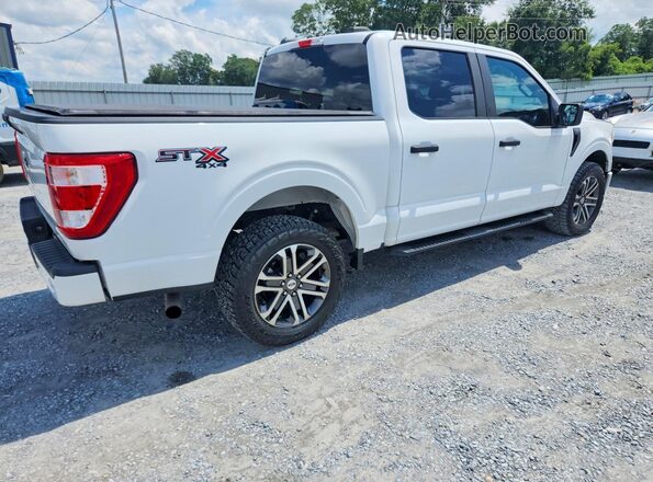 1FTEW1EP8MFB60193 2021 FORD F150 White Հետևի աջ