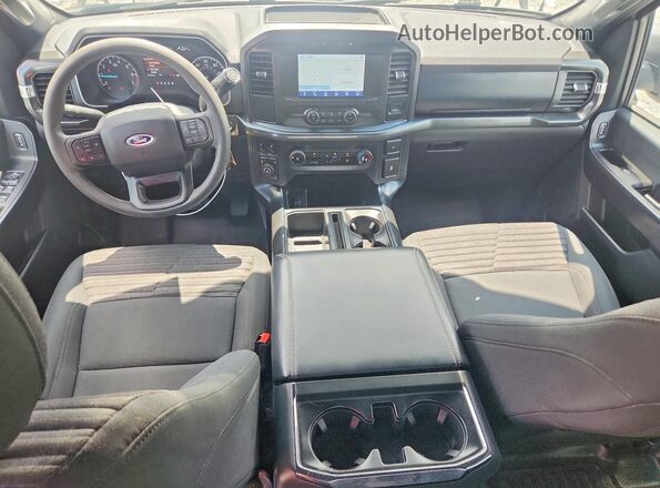 1FTEW1EP8MFB60193 2021 FORD F150 White Առջևի վահանակի տեսք