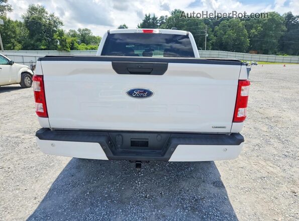 1FTEW1EP8MFB60193 2021 FORD F150 White Հետևի տեսք