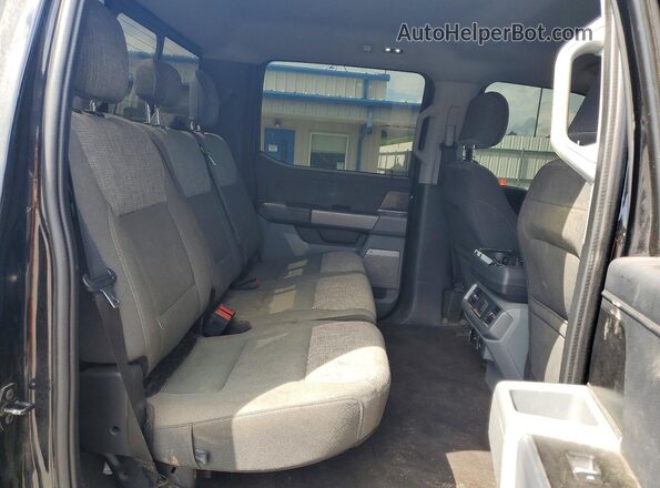 1FTEW1EP8MFC68409 2021 FORD F150 Black უკანა სავარძლების ხედი