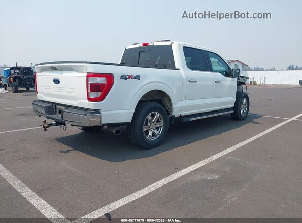 1FTEW1EP8MKE83375 2021 FORD F150 Белый Задняя правая четверть
