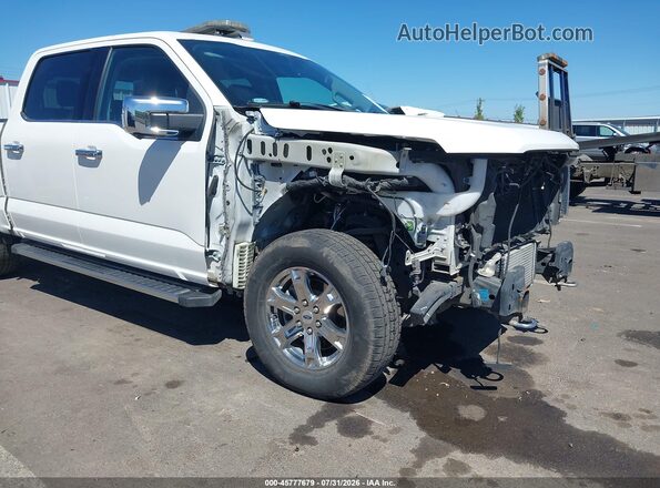 1FTEW1EP8MKE83375 2021 FORD F150 Белый Вид задней части салона