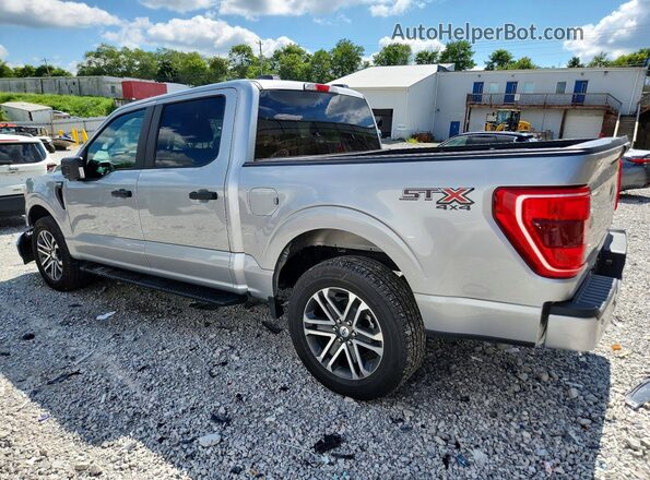 1FTEW1EP8NKD64548 2022 FORD F150 Silver Tył lewy