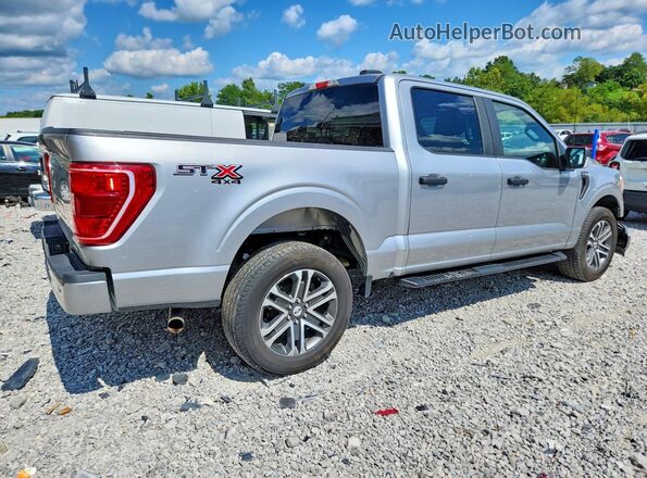 1FTEW1EP8NKD64548 2022 FORD F150 Silver Tył prawy