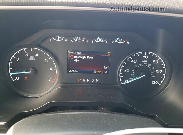 1FTEW1EP8PFA48935 2023 FORD F150 Gray Вид щитка приладів
