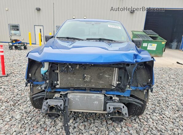 1FTEW1EP8PKG09917 2023 FORD F150 Blue Вид спереду
