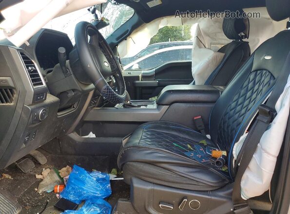 1FTEW1EP9GFB83714 2016 FORD F150 Серебряный Вид салона спереди