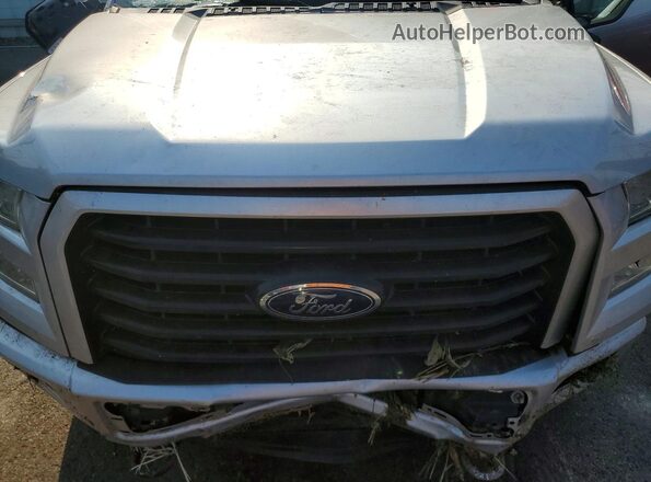 1FTEW1EP9GFB83714 2016 FORD F150 Серебряный Вид задней части салона