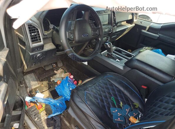 1FTEW1EP9GFB83714 2016 FORD F150 Серебряный Вид панели приборов