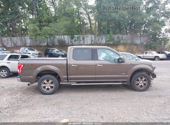 1FTEW1EP9GFC57813 2016 FORD F150 Beige Вид задньої частини салону