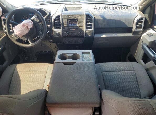1FTEW1EP9GFC59304 2016 FORD F150 Charcoal Dashboard view