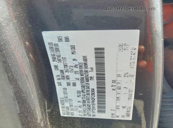 1FTEW1EP9GFC59304 2016 FORD F150 Charcoal Engine compartment view