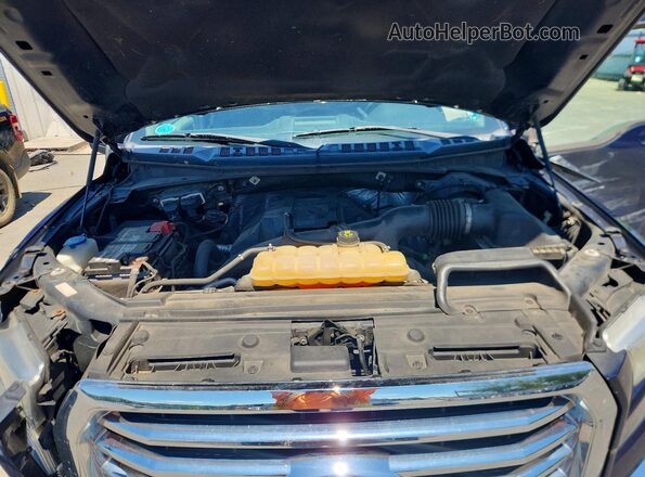 1FTEW1EP9GFD30100 2016 FORD F150 Blue Vista interior trasera