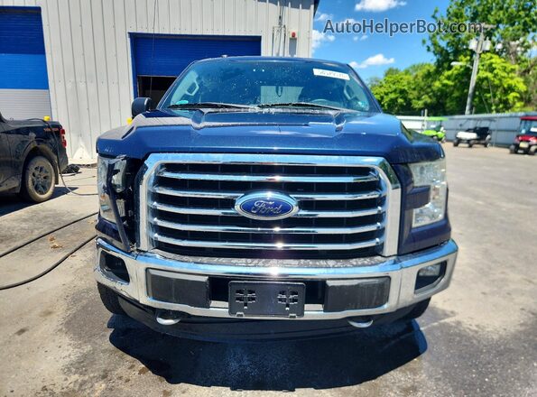 1FTEW1EP9GFD30100 2016 FORD F150 Blue Vista frontal