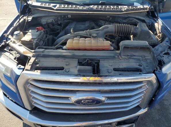 1FTEW1EP9GKE35467 2016 FORD F150 Blue Rear interior view