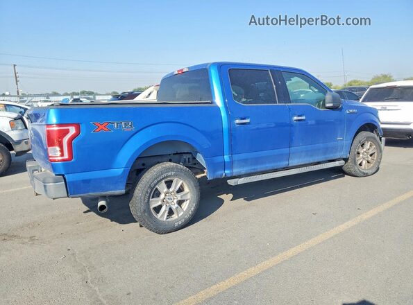 1FTEW1EP9GKE35467 2016 FORD F150 Blue Rear right