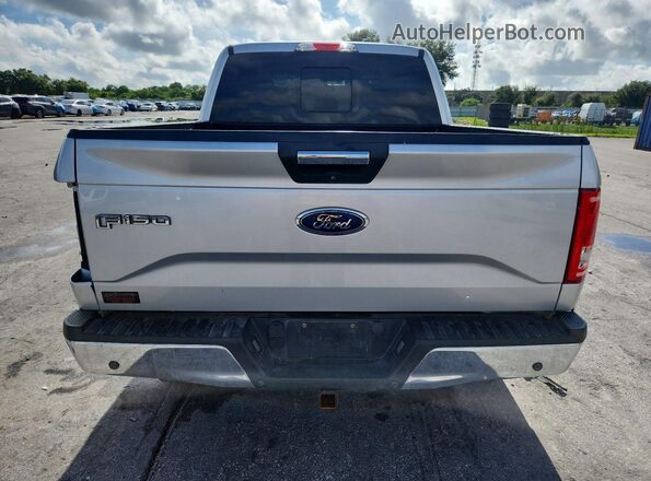 1FTEW1EP9GKF39389 2016 FORD F150 Silver უკანა ხედი