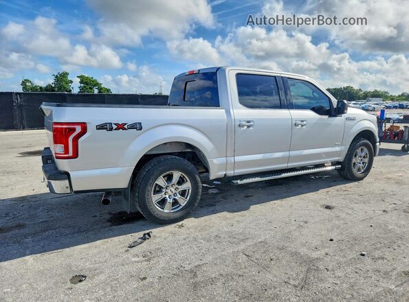 1FTEW1EP9GKF39389 2016 FORD F150 Silver უკანა მარჯვენა
