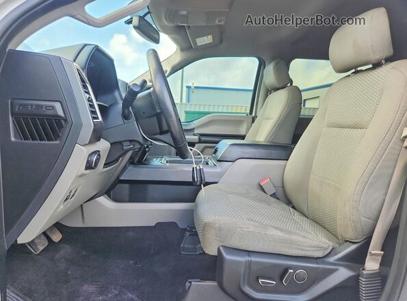 1FTEW1EP9GKF39389 2016 FORD F150 Silver წინა სალონის ხედი