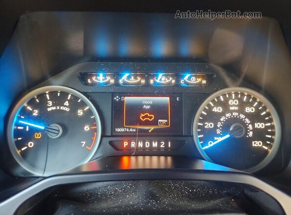 1FTEW1EP9GKF39389 2016 FORD F150 Silver ხელსაწყოთა პანელის ხედი