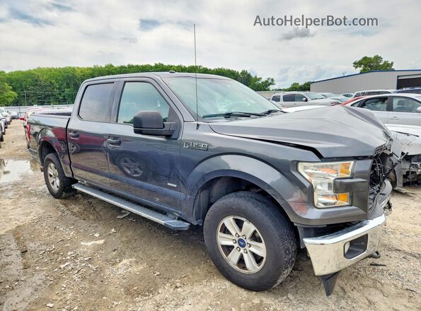 1FTEW1EP9HFA02189 2017 FORD F150 Gray წინა მარჯვენა