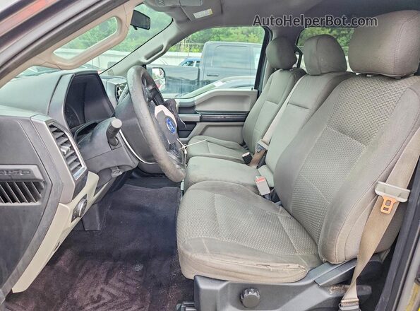 1FTEW1EP9HFA02189 2017 FORD F150 Gray წინა სალონის ხედი