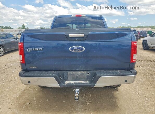 1FTEW1EP9HFC08189 2017 FORD F150 Синий Вид сзади