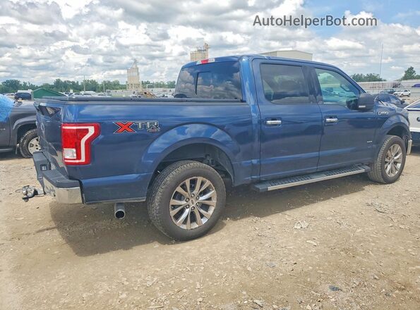 1FTEW1EP9HFC08189 2017 FORD F150 Синий Задняя правая четверть