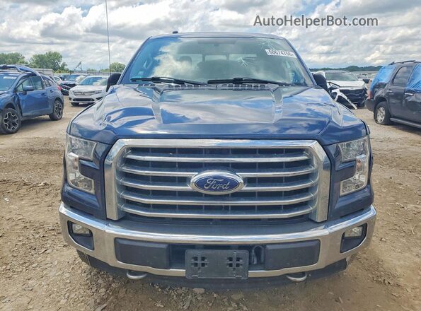 1FTEW1EP9HFC08189 2017 FORD F150 Синий Вид спереди