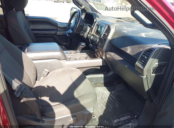 1FTEW1EP9HKD95005 2017 FORD F150 Burgundy Front interior view