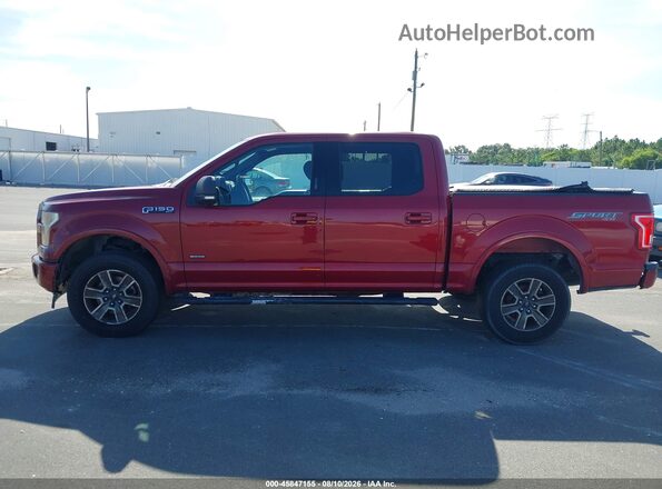 1FTEW1EP9HKD95005 2017 FORD F150 Burgundy 360 interior view