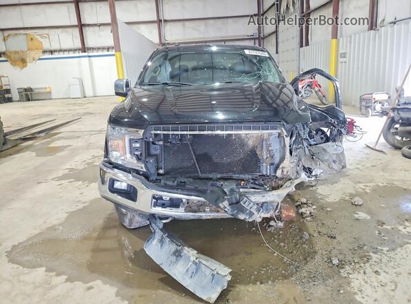 1FTEW1EP9JFB56052 2018 FORD F150 Black Вид спереду