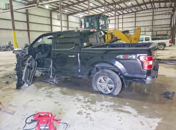 1FTEW1EP9JFB56052 2018 FORD F150 Black Задня ліва чверть