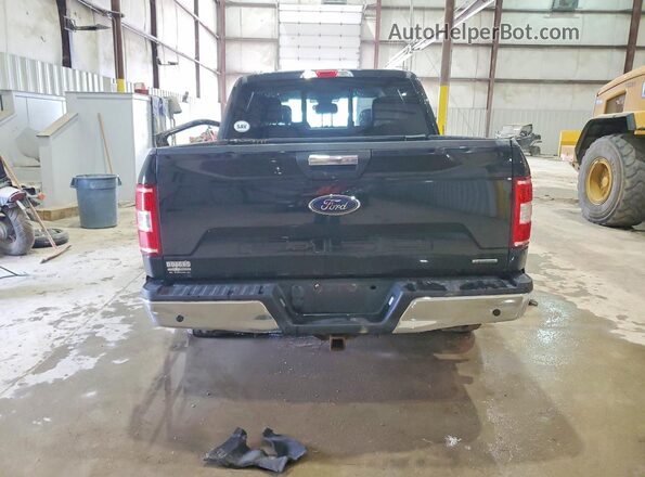 1FTEW1EP9JFB56052 2018 FORD F150 Black Вид ззаду