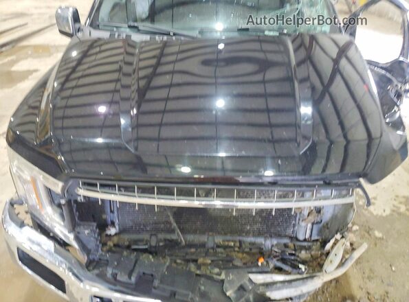 1FTEW1EP9JFB56052 2018 FORD F150 Black Вид задньої частини салону