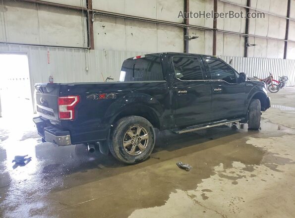 1FTEW1EP9JFB56052 2018 FORD F150 Black Задня права чверть