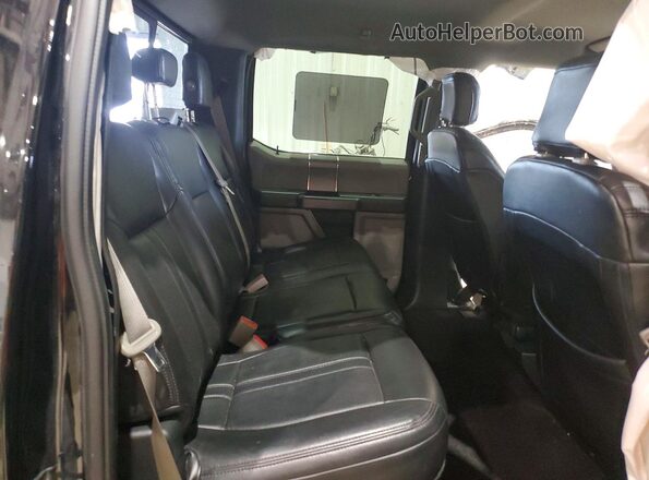 1FTEW1EP9JFB56052 2018 FORD F150 Black Вид задніх сидінь