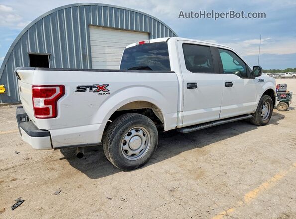 1FTEW1EP9JKC79874 2018 FORD F150 Белый Задняя правая четверть