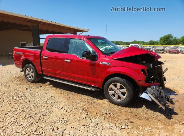 1FTEW1EP9JKD28409 2018 FORD F150 Red Delantero derecho