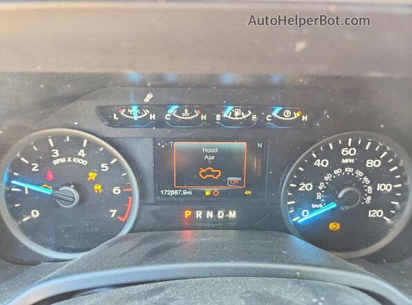 1FTEW1EP9JKD28409 2018 FORD F150 Red Vista del cuadro de instrumentos