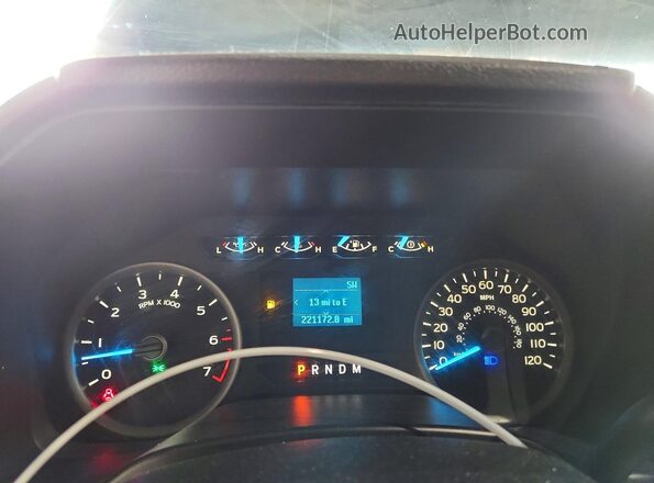 1FTEW1EP9JKE88497 2018 FORD F150 Black Instrument cluster view